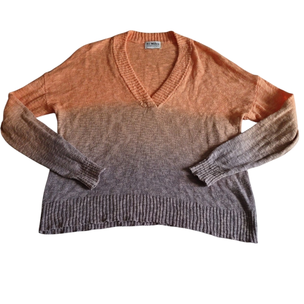 27 Miles Malibu Ombre Sweater Small